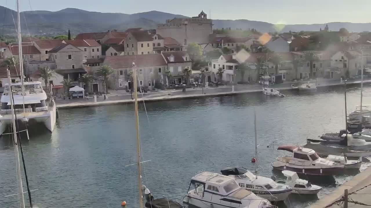 Otok Hvar Island ,Vrboska Village & ACI Port Vrboska Live Cam - Vrboska, Jelsa, Split-Dalmatia, Croatia