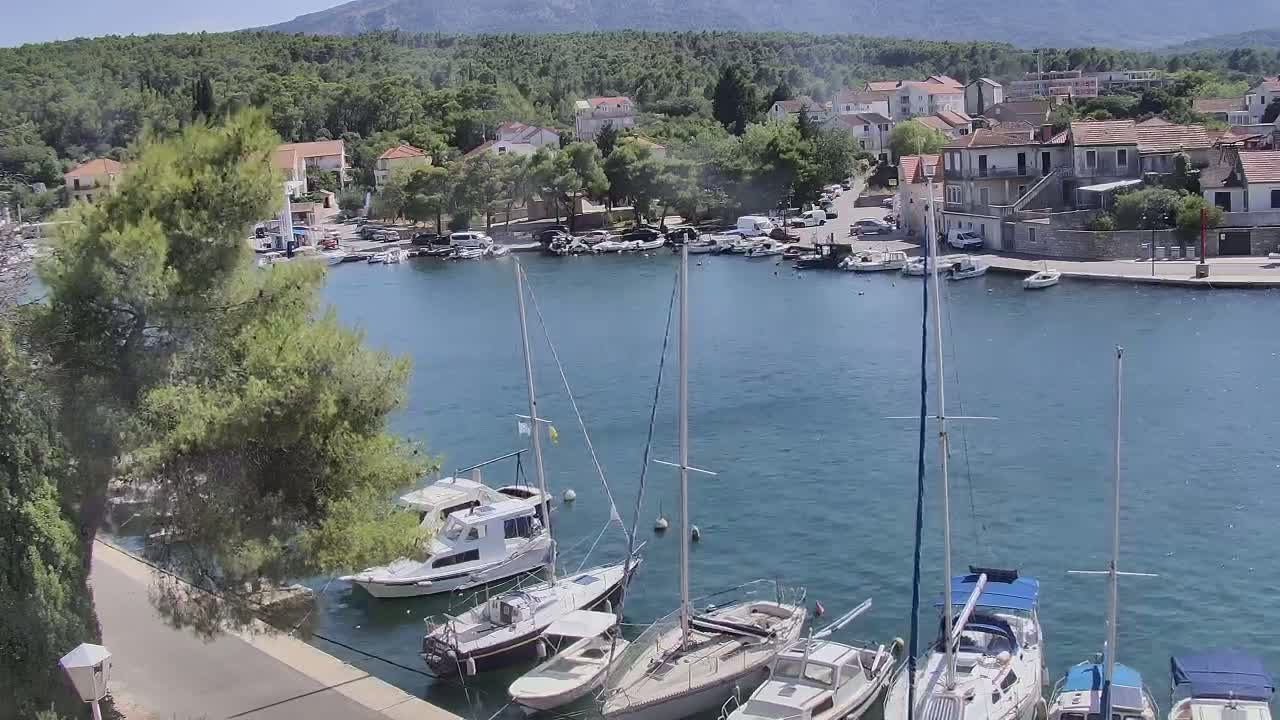 Otok Hvar Island ,Vrboska Village & ACI Port Vrboska Live Cam - Vrboska, Jelsa, Split-Dalmatia, Croatia