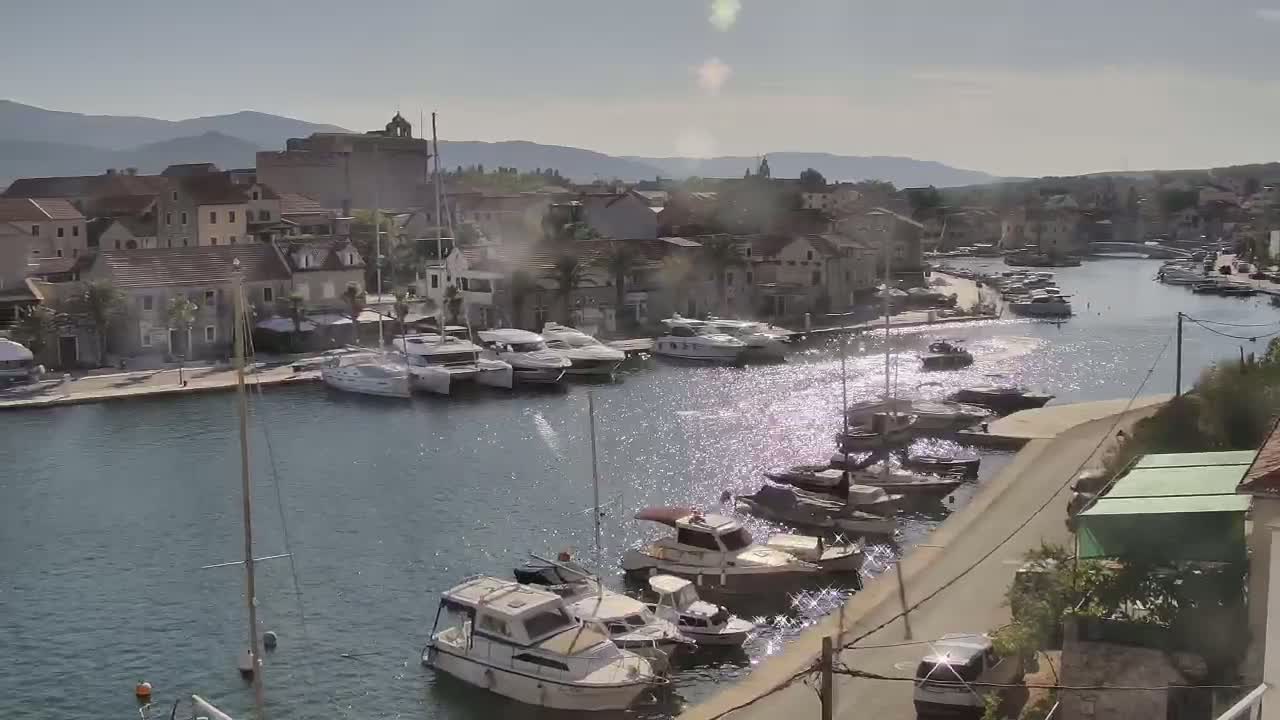 Otok Hvar Island ,Vrboska Village & ACI Port Vrboska Live Cam - Vrboska, Jelsa, Split-Dalmatia, Croatia