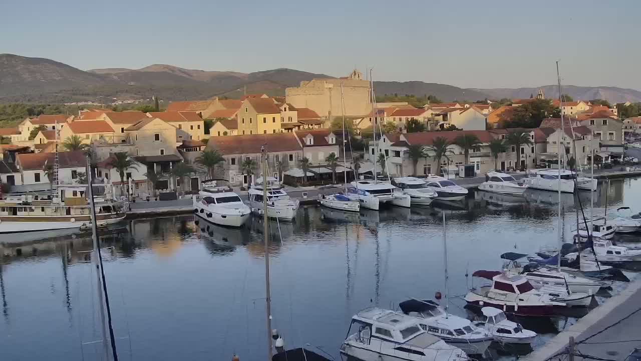 Otok Hvar Island ,Vrboska Village & ACI Port Vrboska Live Cam - Vrboska, Jelsa, Split-Dalmatia, Croatia