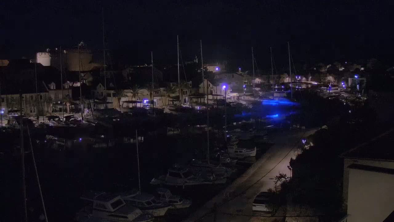 Otok Hvar Island ,Vrboska Village & ACI Port Vrboska Live Cam - Vrboska, Jelsa, Split-Dalmatia, Croatia