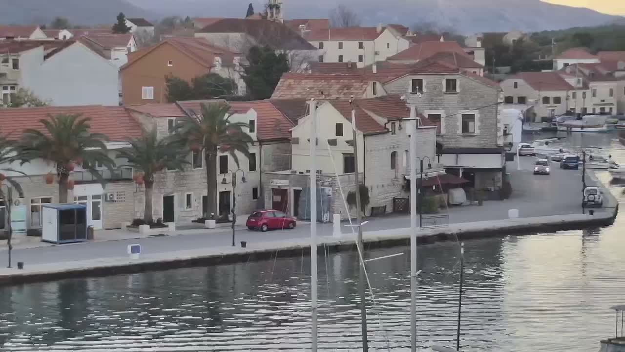 Otok Hvar Island ,Vrboska Village & ACI Port Vrboska Live Cam - Vrboska, Jelsa, Split-Dalmatia, Croatia
