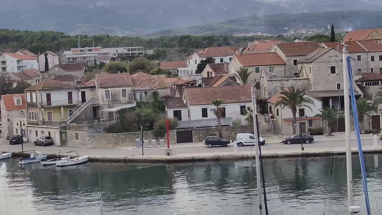 Otok Hvar Island ,Vrboska Village & ACI Port Vrboska Live Cam - Vrboska, Jelsa, Split-Dalmatia, Croatia