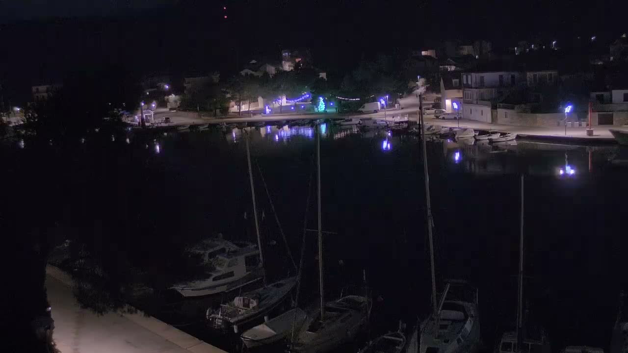 Otok Hvar Island ,Vrboska Village & ACI Port Vrboska Live Cam - Vrboska, Jelsa, Split-Dalmatia, Croatia