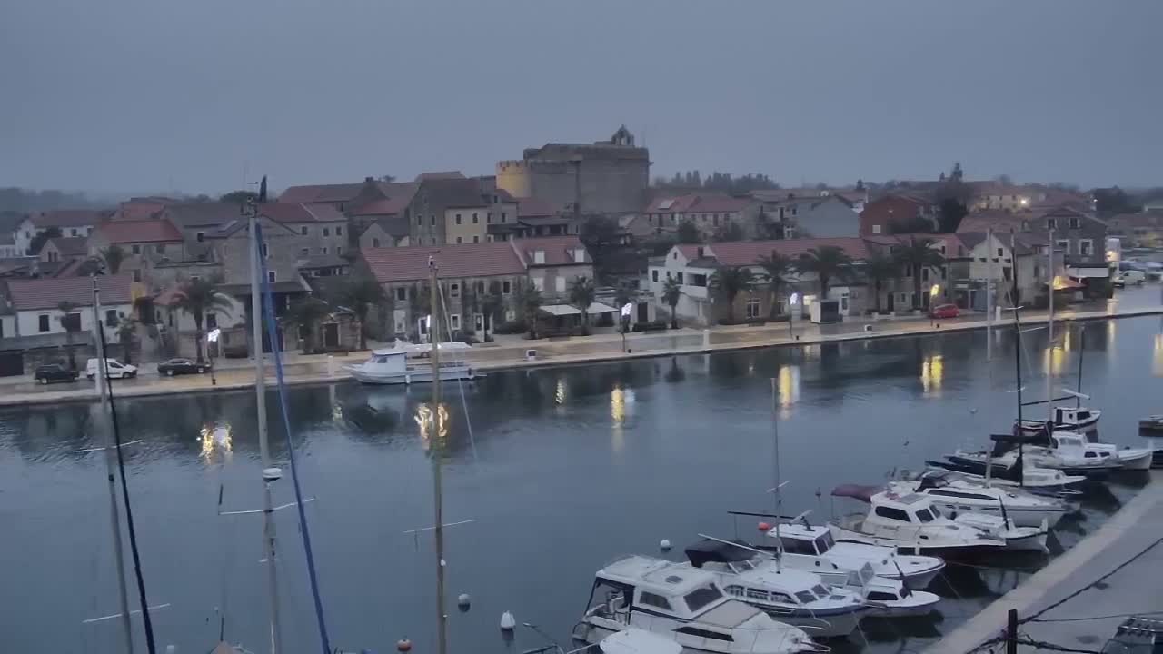 Otok Hvar Island ,Vrboska Village & ACI Port Vrboska Live Cam - Vrboska, Jelsa, Split-Dalmatia, Croatia