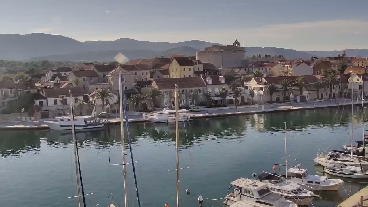 Otok Hvar Island ,Vrboska Village & ACI Port Vrboska Live Cam - Vrboska, Jelsa, Split-Dalmatia, Croatia