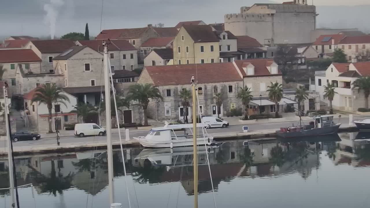Otok Hvar Island ,Vrboska Village & ACI Port Vrboska Live Cam - Vrboska, Jelsa, Split-Dalmatia, Croatia