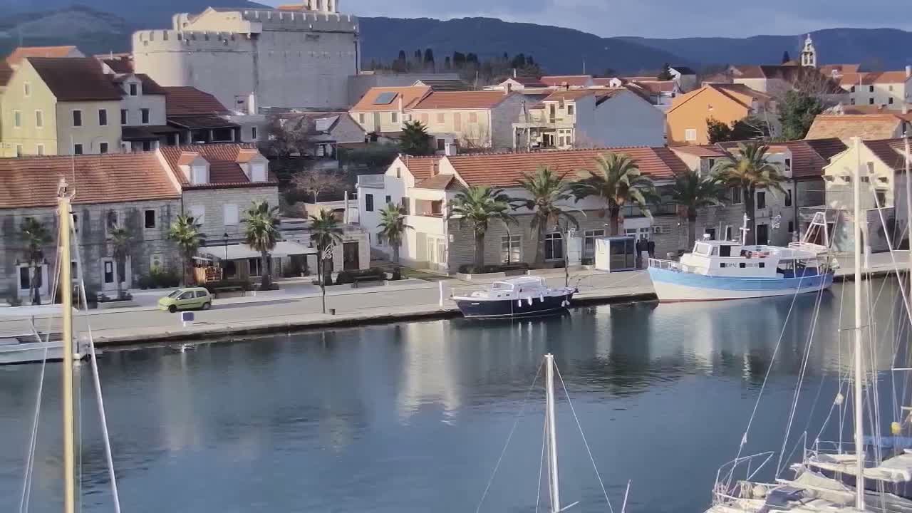 Otok Hvar Island ,Vrboska Village & ACI Port Vrboska Live Cam - Vrboska, Jelsa, Split-Dalmatia, Croatia