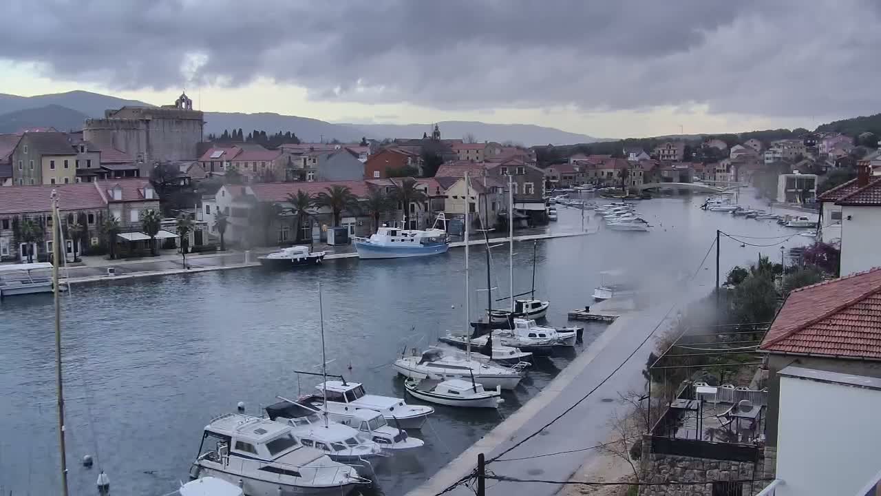 Otok Hvar Island ,Vrboska Village & ACI Port Vrboska Live Cam - Vrboska, Jelsa, Split-Dalmatia, Croatia