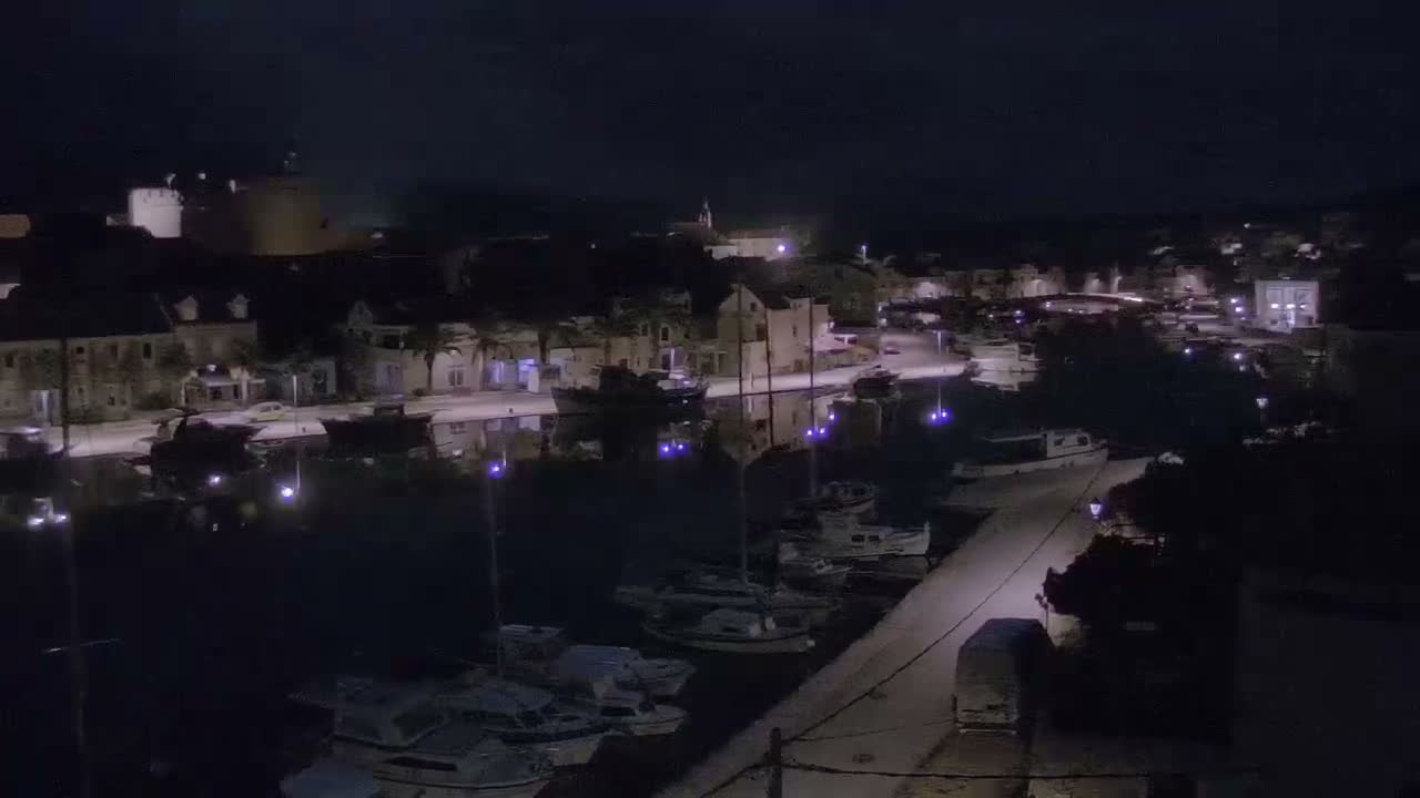 Otok Hvar Island ,Vrboska Village & ACI Port Vrboska Live Cam - Vrboska, Jelsa, Split-Dalmatia, Croatia