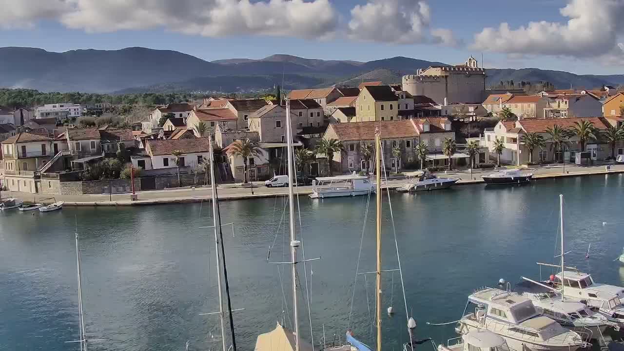 Otok Hvar Island ,Vrboska Village & ACI Port Vrboska Live Cam - Vrboska, Jelsa, Split-Dalmatia, Croatia
