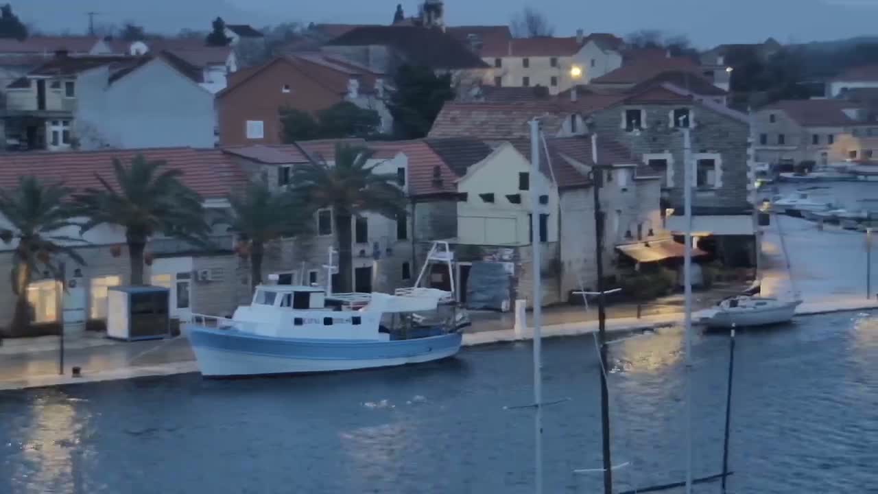 Otok Hvar Island ,Vrboska Village & ACI Port Vrboska Live Cam - Vrboska, Jelsa, Split-Dalmatia, Croatia