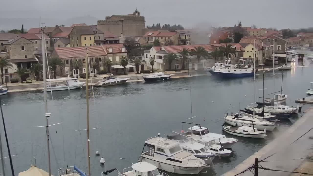 Otok Hvar Island ,Vrboska Village & ACI Port Vrboska Live Cam - Vrboska, Jelsa, Split-Dalmatia, Croatia
