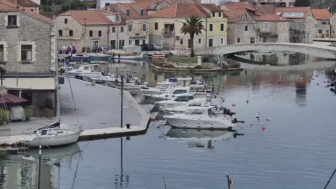 Otok Hvar Island ,Vrboska Village & ACI Port Vrboska Live Cam - Vrboska, Jelsa, Split-Dalmatia, Croatia