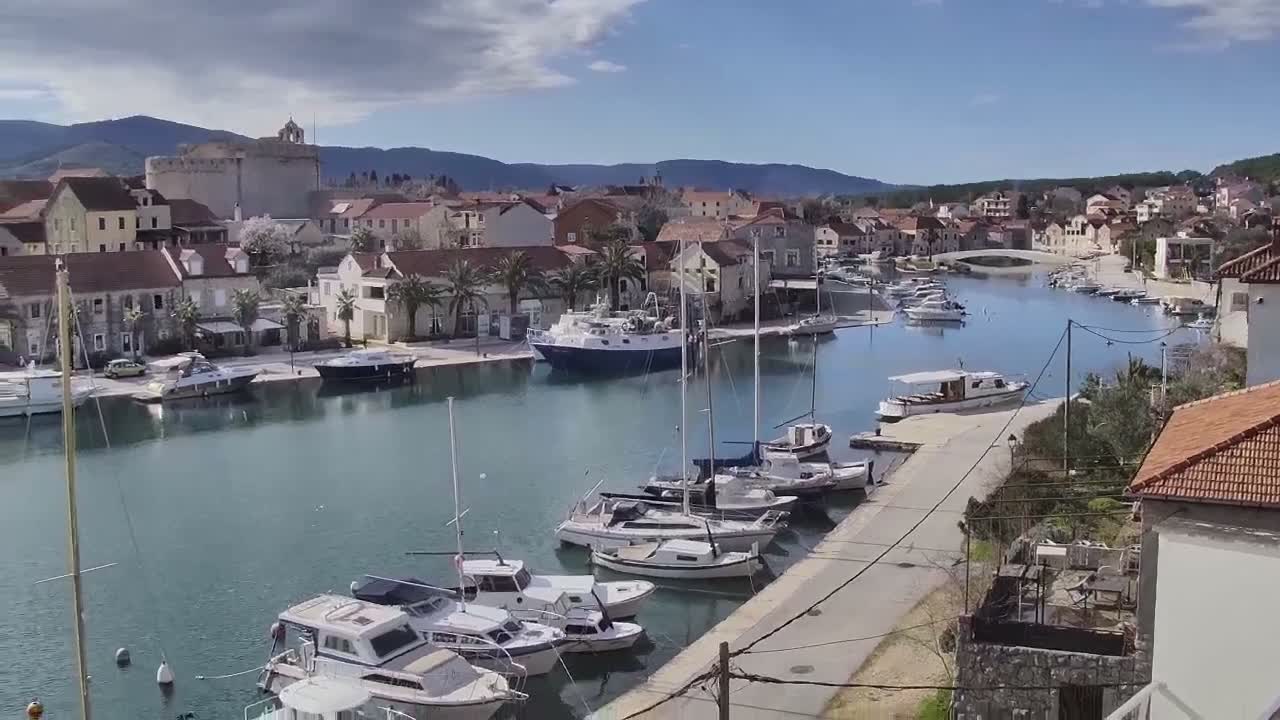 Otok Hvar Island ,Vrboska Village & ACI Port Vrboska Live Cam - Vrboska, Jelsa, Split-Dalmatia, Croatia