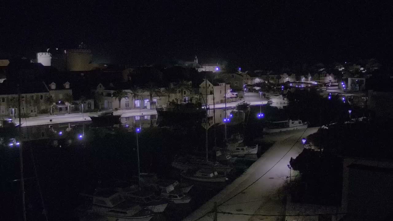 Otok Hvar Island ,Vrboska Village & ACI Port Vrboska Live Cam - Vrboska, Jelsa, Split-Dalmatia, Croatia