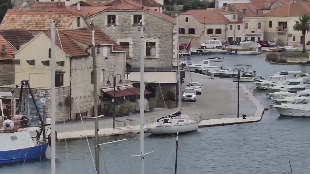 Otok Hvar Island ,Vrboska Village & ACI Port Vrboska Live Cam - Vrboska, Jelsa, Split-Dalmatia, Croatia
