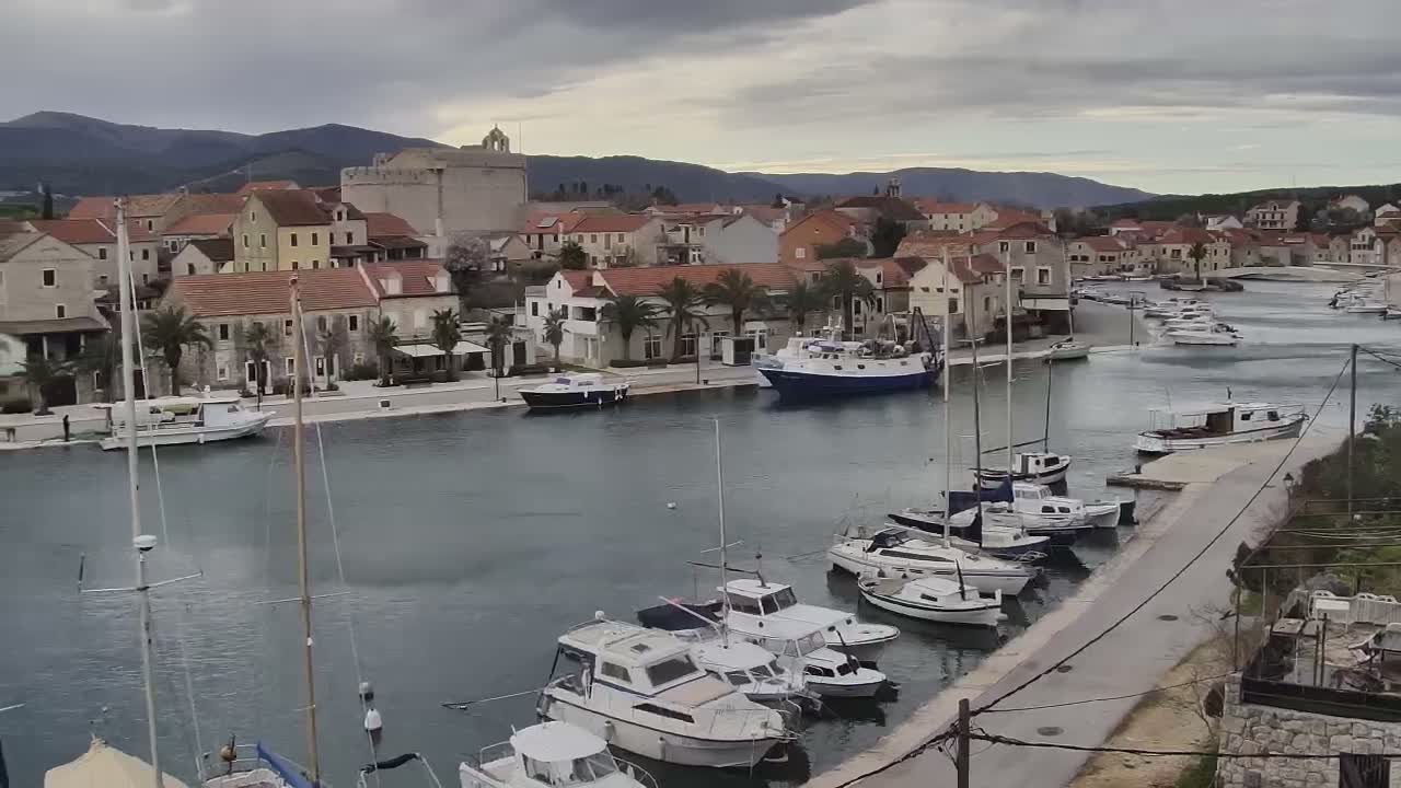Otok Hvar Island ,Vrboska Village & ACI Port Vrboska Live Cam - Vrboska, Jelsa, Split-Dalmatia, Croatia