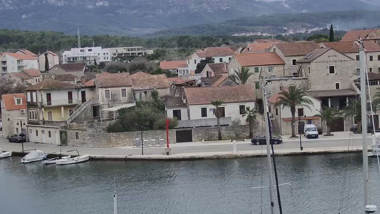 Otok Hvar Island ,Vrboska Village & ACI Port Vrboska Live Cam - Vrboska, Jelsa, Split-Dalmatia, Croatia