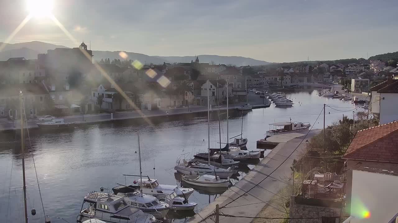 Otok Hvar Island ,Vrboska Village & ACI Port Vrboska Live Cam - Vrboska, Jelsa, Split-Dalmatia, Croatia
