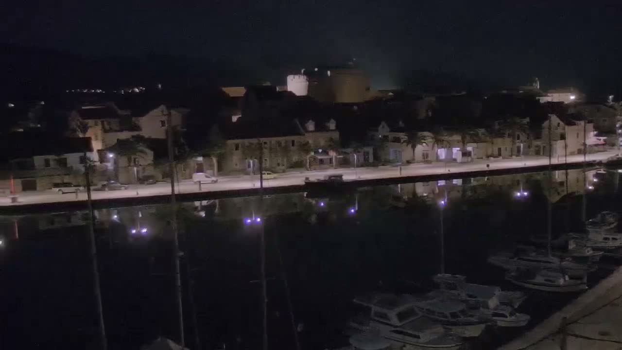 Otok Hvar Island ,Vrboska Village & ACI Port Vrboska Live Cam - Vrboska, Jelsa, Split-Dalmatia, Croatia