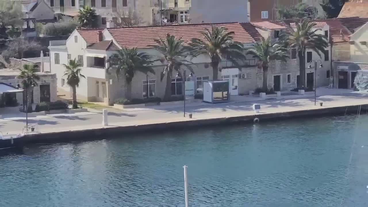 Otok Hvar Island ,Vrboska Village & ACI Port Vrboska Live Cam - Vrboska, Jelsa, Split-Dalmatia, Croatia