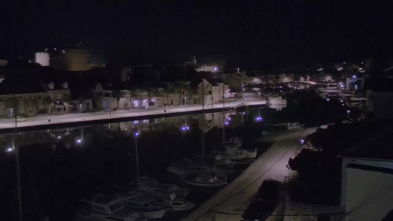 Otok Hvar Island ,Vrboska Village & ACI Port Vrboska Live Cam - Vrboska, Jelsa, Split-Dalmatia, Croatia
