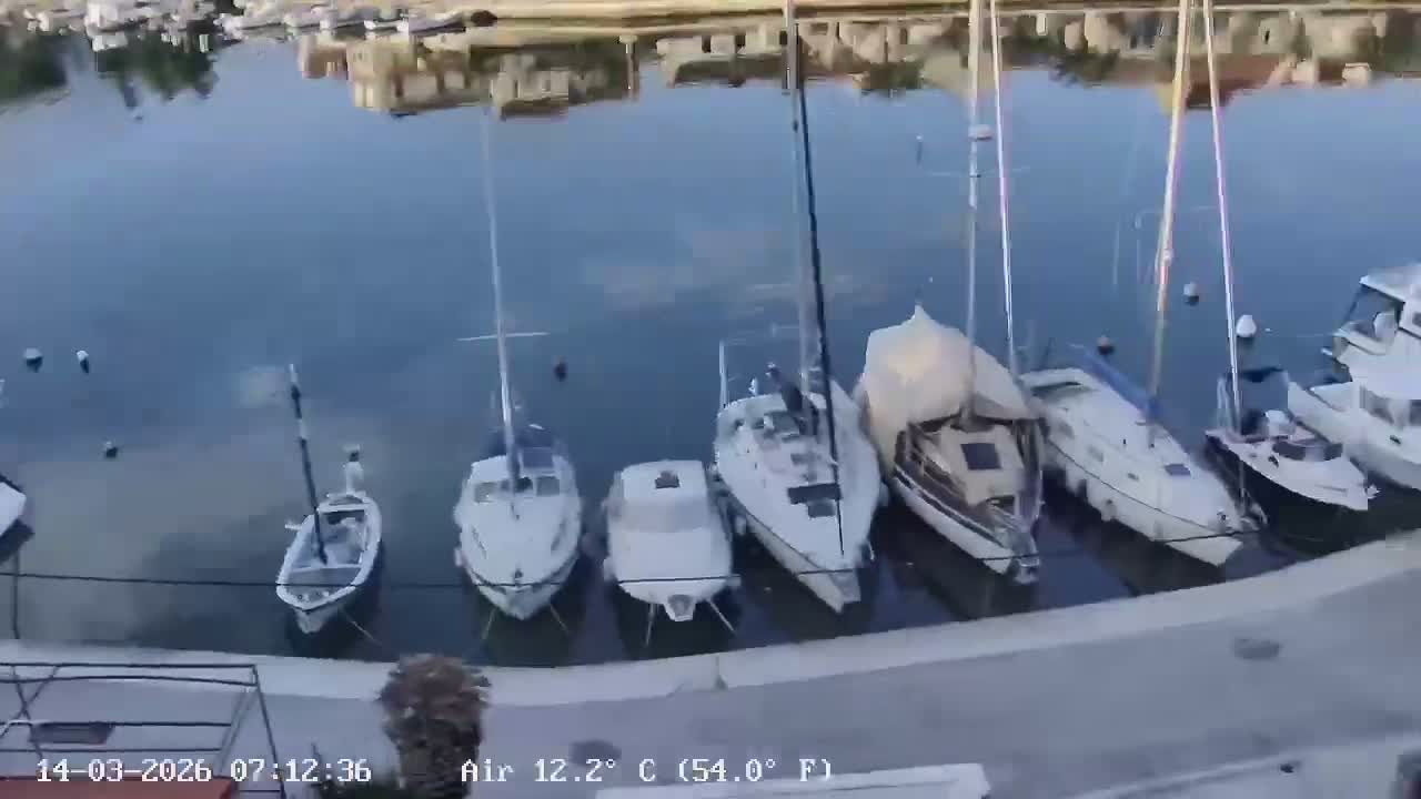 Otok Hvar Island ,Vrboska Village & ACI Port Vrboska Live Cam - Vrboska, Jelsa, Split-Dalmatia, Croatia