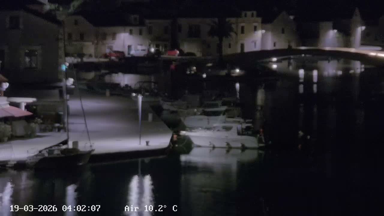 Otok Hvar Island ,Vrboska Village & ACI Port Vrboska Live Cam - Vrboska, Jelsa, Split-Dalmatia, Croatia