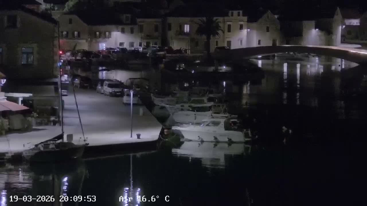 Otok Hvar Island ,Vrboska Village & ACI Port Vrboska Live Cam - Vrboska, Jelsa, Split-Dalmatia, Croatia