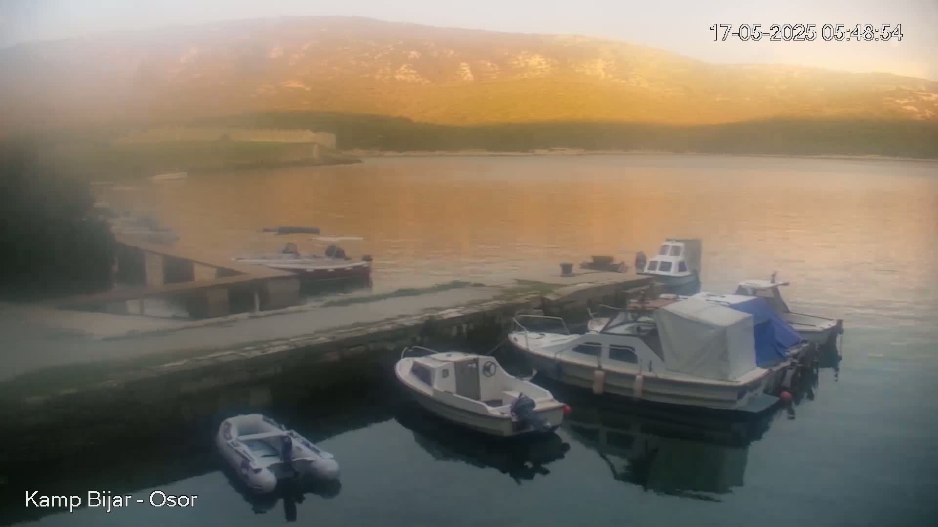 Otok Cres Island, Camp Bijar Camping Live Cam - Osor,  Mali Lošinj,  Primorje-Gorski Kotar, Croatia