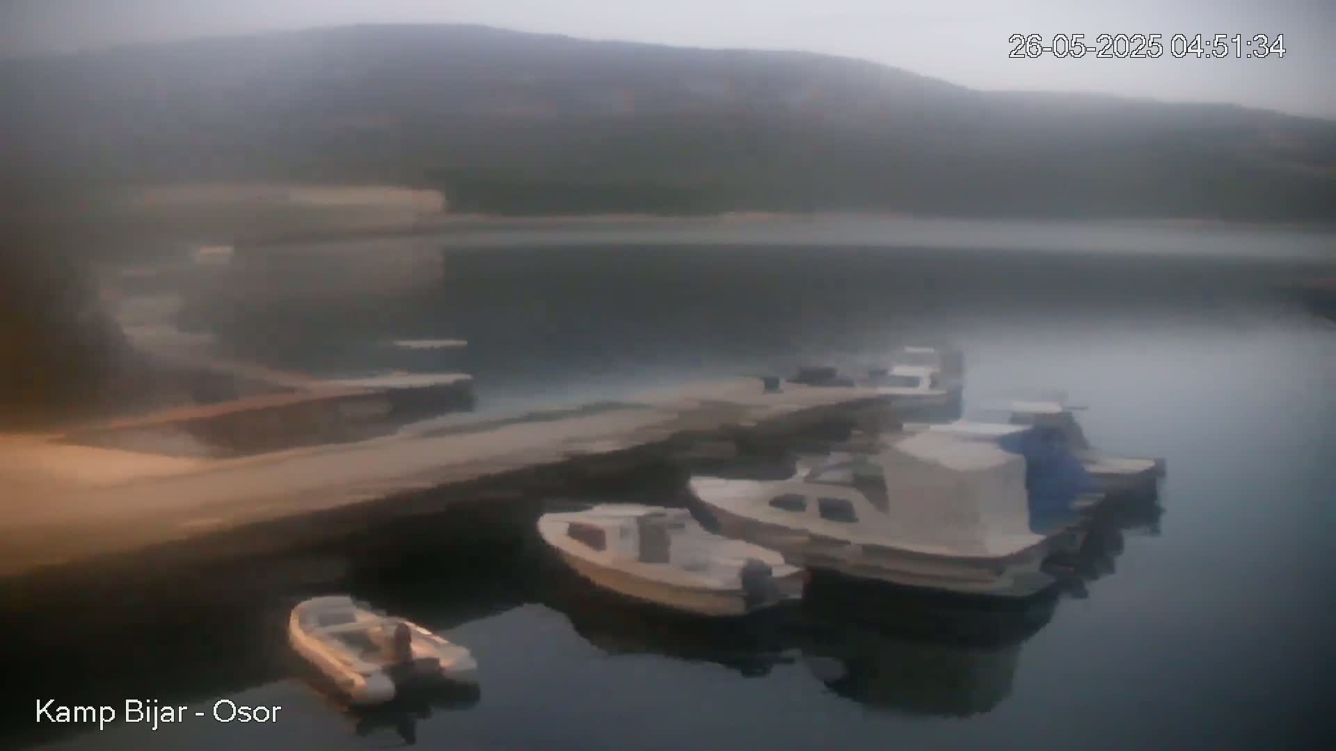 Otok Cres Island, Camp Bijar Camping Live Cam - Osor,  Mali Lošinj,  Primorje-Gorski Kotar, Croatia
