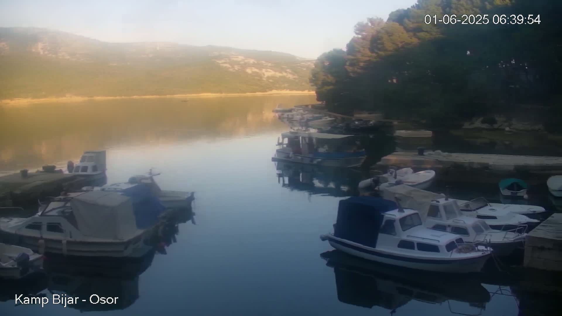 Otok Cres Island, Camp Bijar Camping Live Cam - Osor,  Mali Lošinj,  Primorje-Gorski Kotar, Croatia