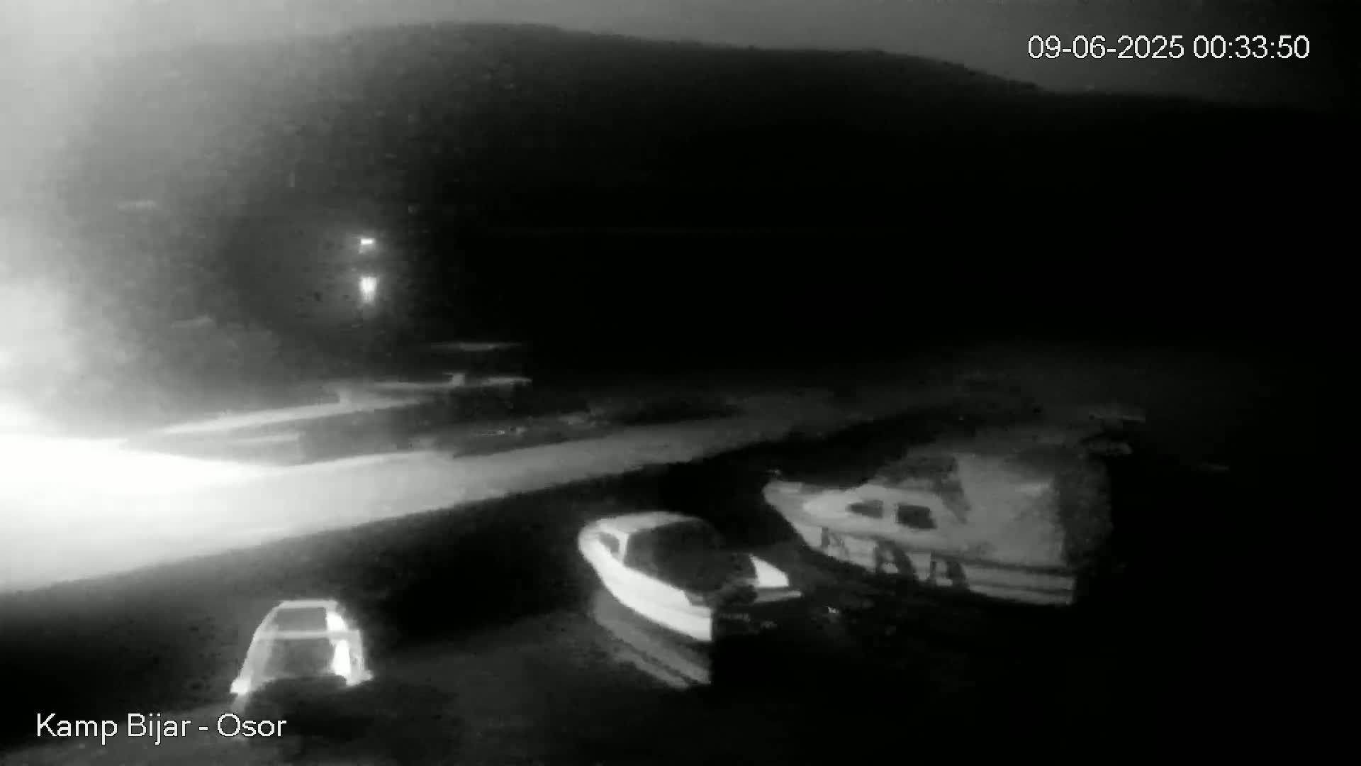 Otok Cres Island, Camp Bijar Camping Live Cam - Osor,  Mali Lošinj,  Primorje-Gorski Kotar, Croatia