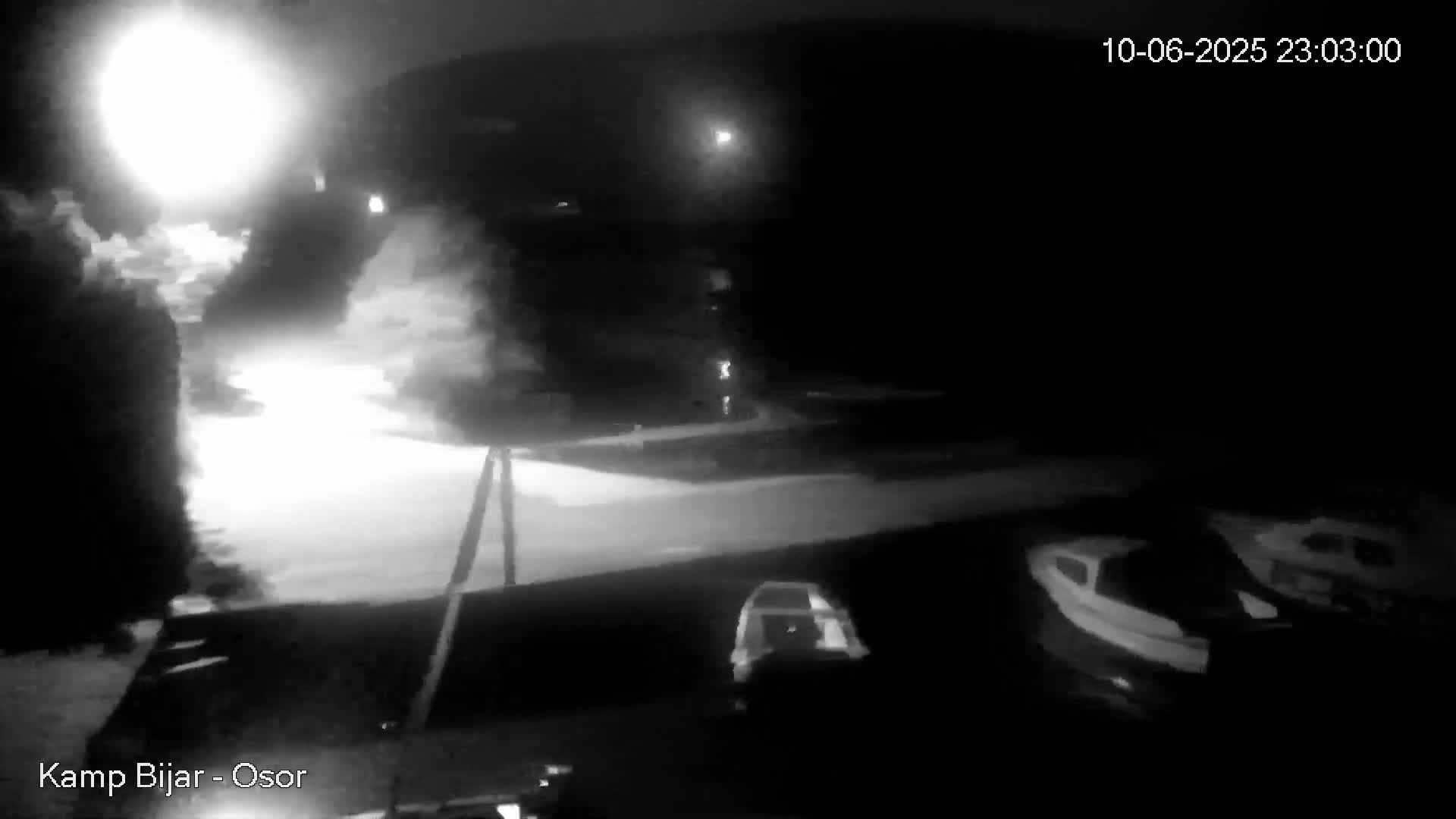 Otok Cres Island, Camp Bijar Camping Live Cam - Osor,  Mali Lošinj,  Primorje-Gorski Kotar, Croatia