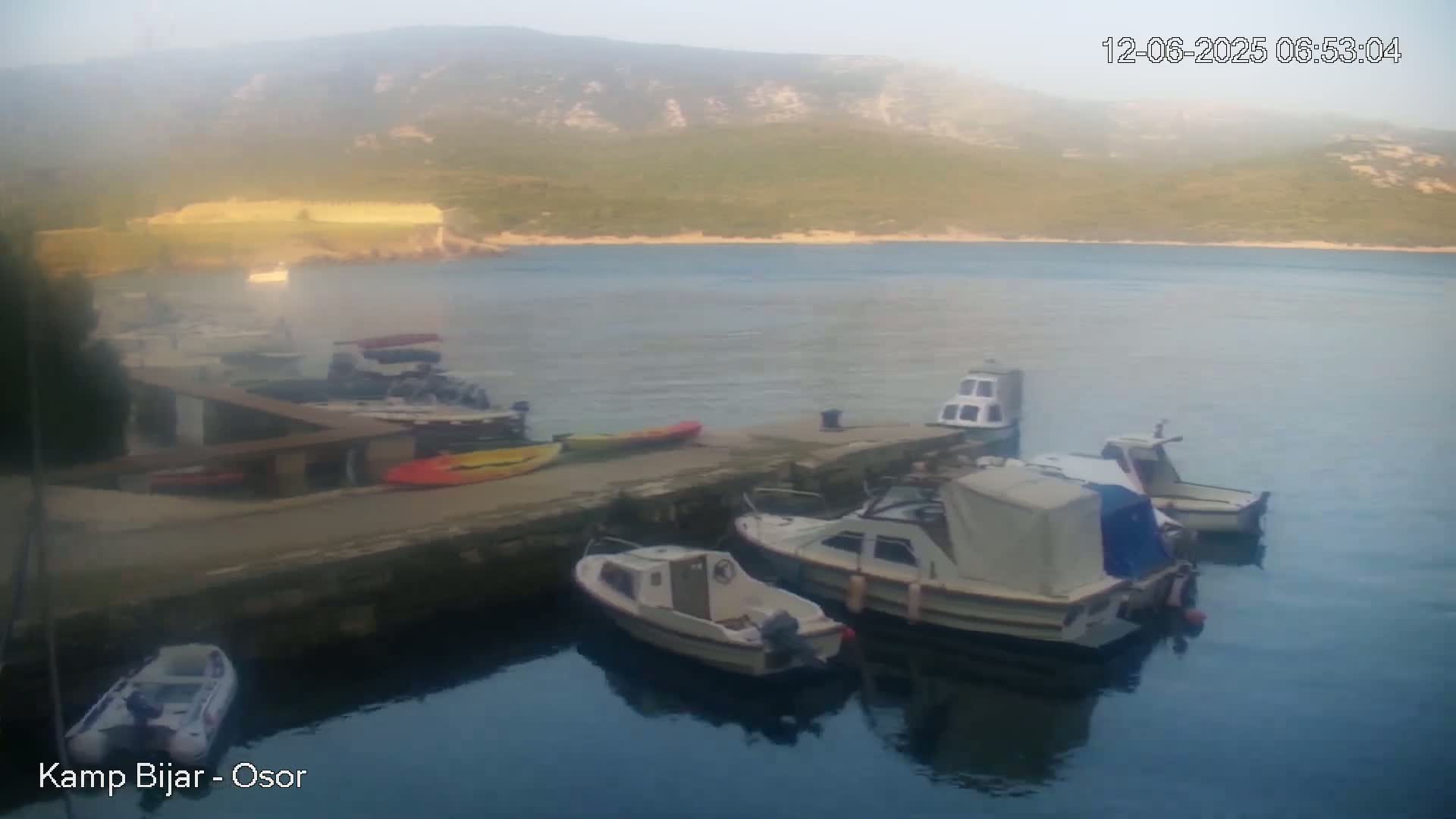 Otok Cres Island, Camp Bijar Camping Live Cam - Osor,  Mali Lošinj,  Primorje-Gorski Kotar, Croatia