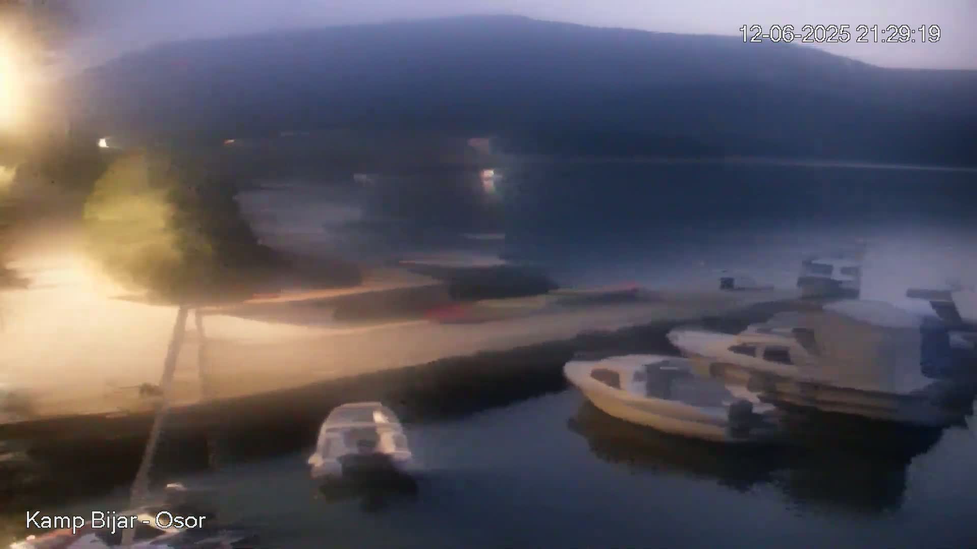 Otok Cres Island, Camp Bijar Camping Live Cam - Osor,  Mali Lošinj,  Primorje-Gorski Kotar, Croatia