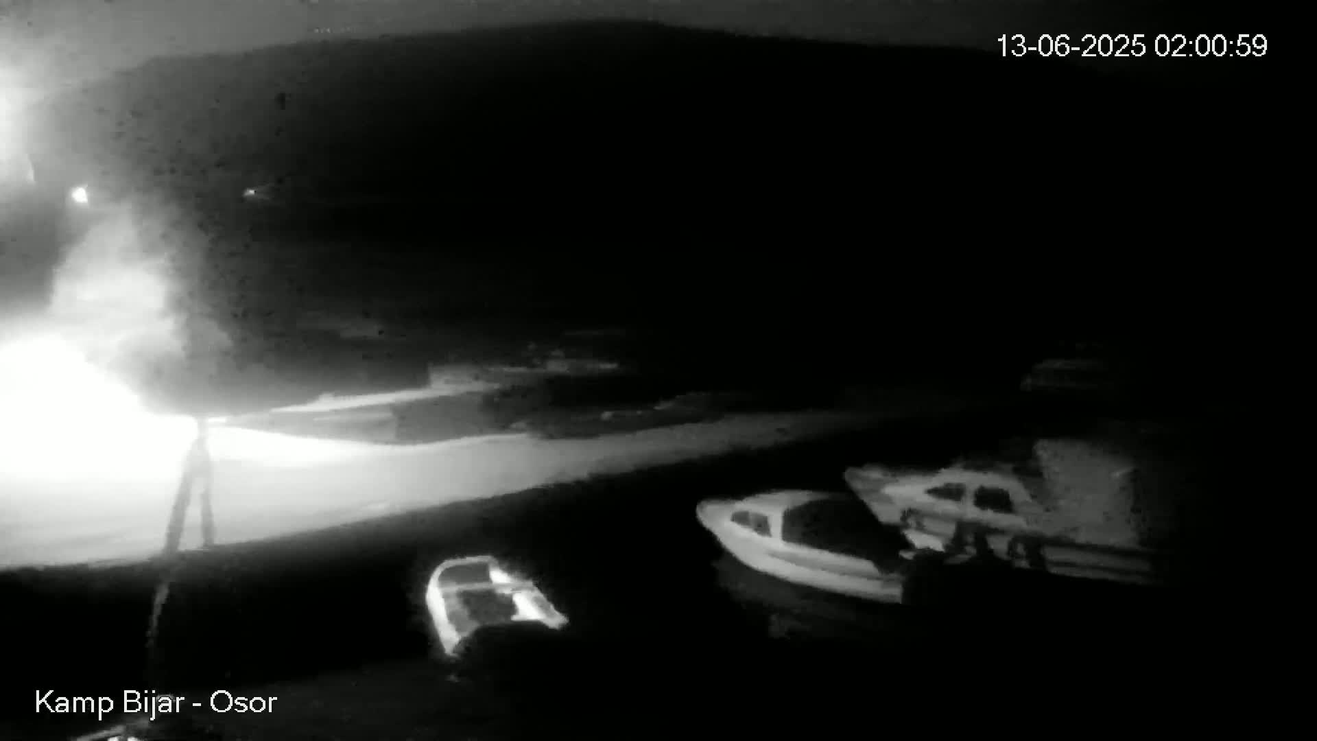 Otok Cres Island, Camp Bijar Camping Live Cam - Osor,  Mali Lošinj,  Primorje-Gorski Kotar, Croatia