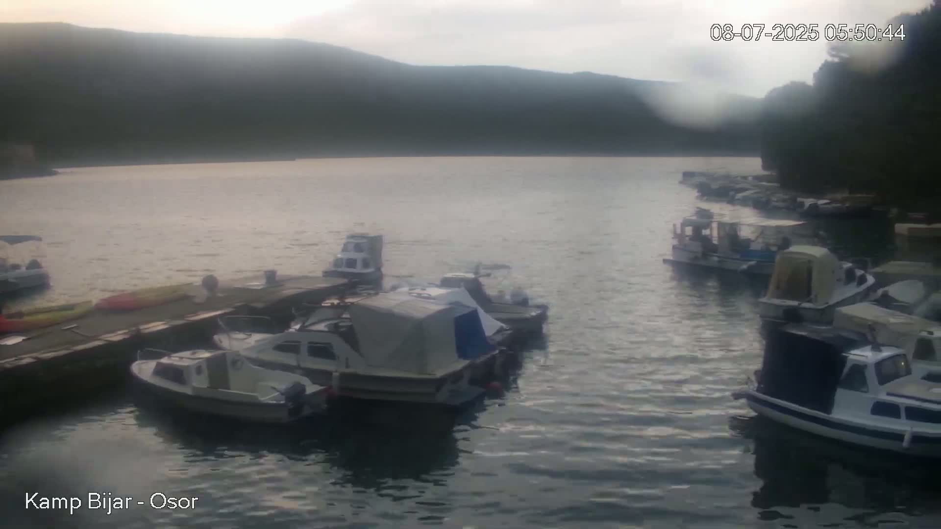 Otok Cres Island, Camp Bijar Camping Live Cam - Osor,  Mali Lošinj,  Primorje-Gorski Kotar, Croatia