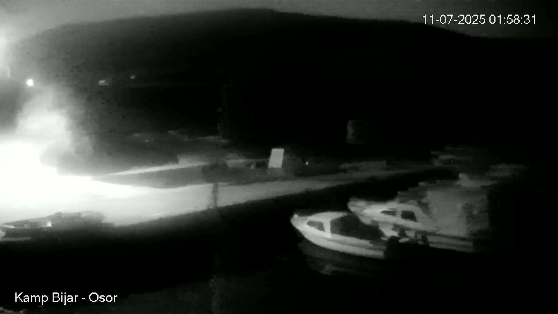 Otok Cres Island, Camp Bijar Camping Live Cam - Osor,  Mali Lošinj,  Primorje-Gorski Kotar, Croatia