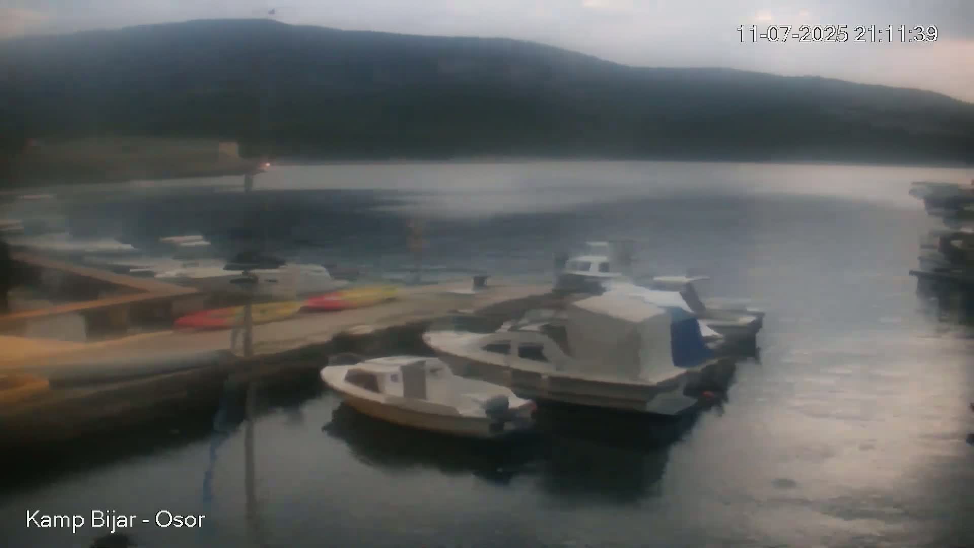 Otok Cres Island, Camp Bijar Camping Live Cam - Osor,  Mali Lošinj,  Primorje-Gorski Kotar, Croatia