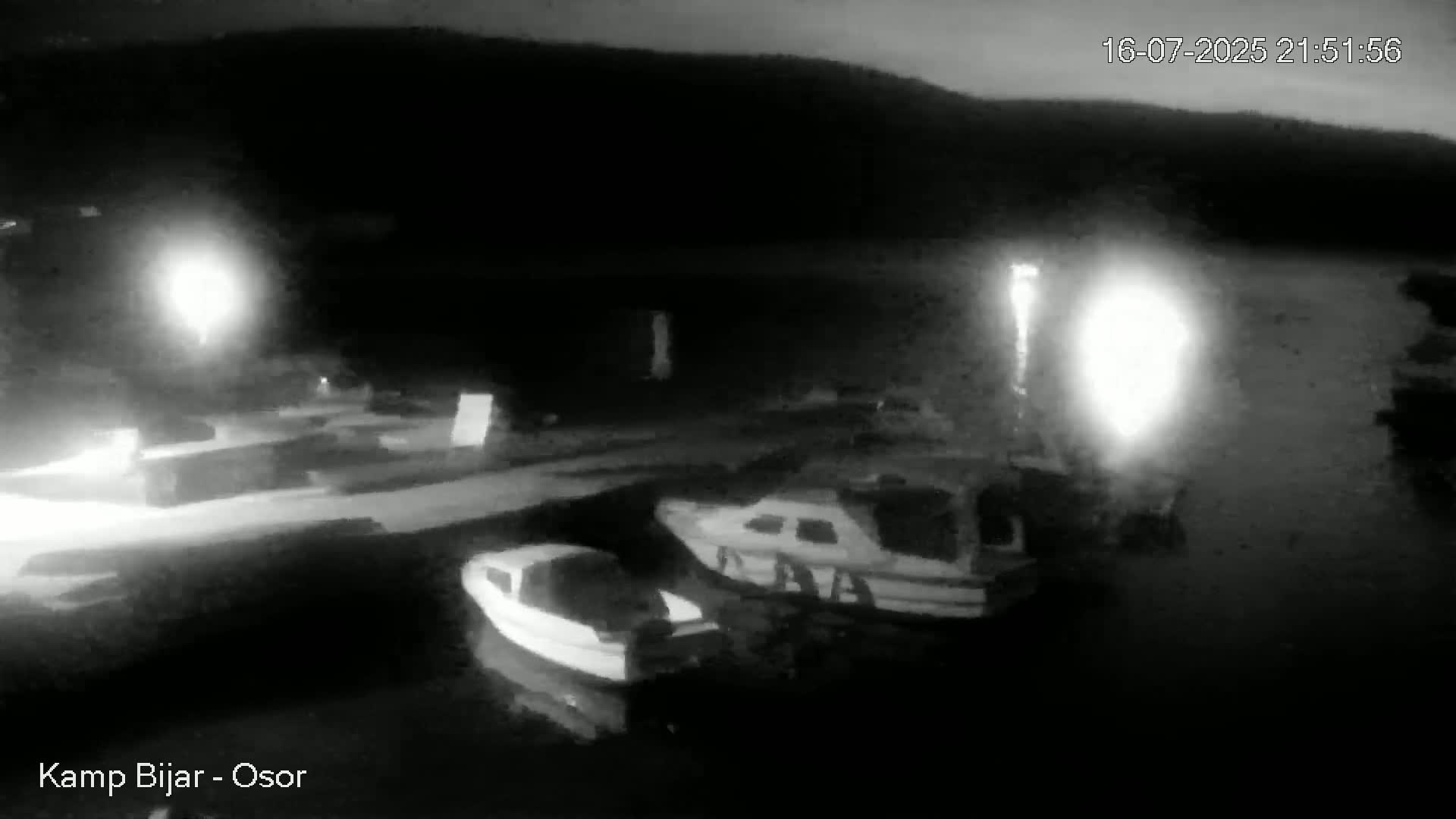 Otok Cres Island, Camp Bijar Camping Live Cam - Osor,  Mali Lošinj,  Primorje-Gorski Kotar, Croatia