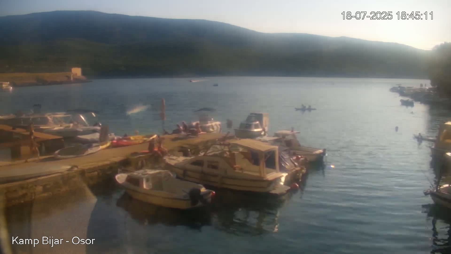 Otok Cres Island, Camp Bijar Camping Live Cam - Osor,  Mali Lošinj,  Primorje-Gorski Kotar, Croatia