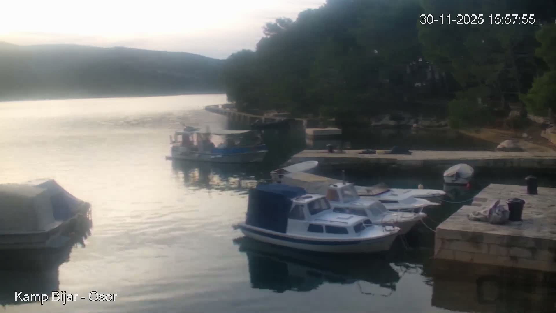 Otok Cres Island, Camp Bijar Camping Live Cam - Osor,  Mali Lošinj,  Primorje-Gorski Kotar, Croatia