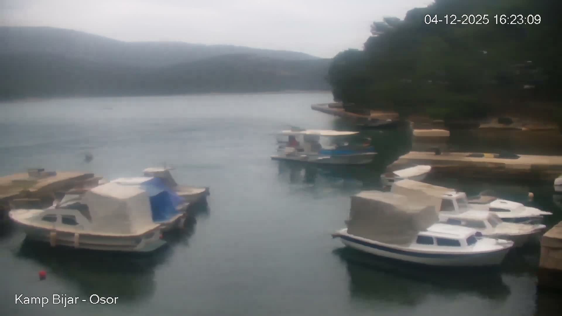 Otok Cres Island, Camp Bijar Camping Live Cam - Osor,  Mali Lošinj,  Primorje-Gorski Kotar, Croatia