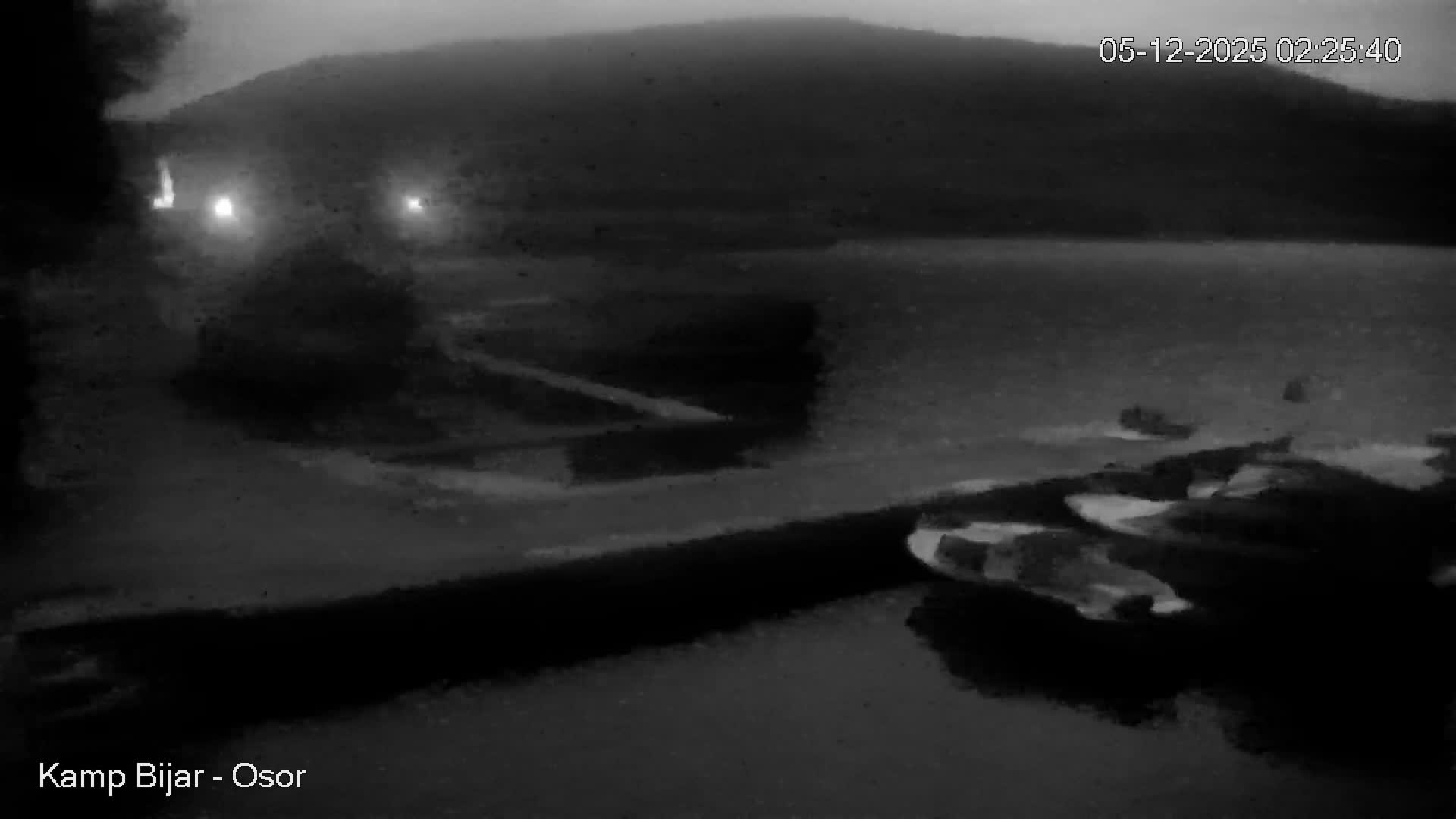 Otok Cres Island, Camp Bijar Camping Live Cam - Osor,  Mali Lošinj,  Primorje-Gorski Kotar, Croatia