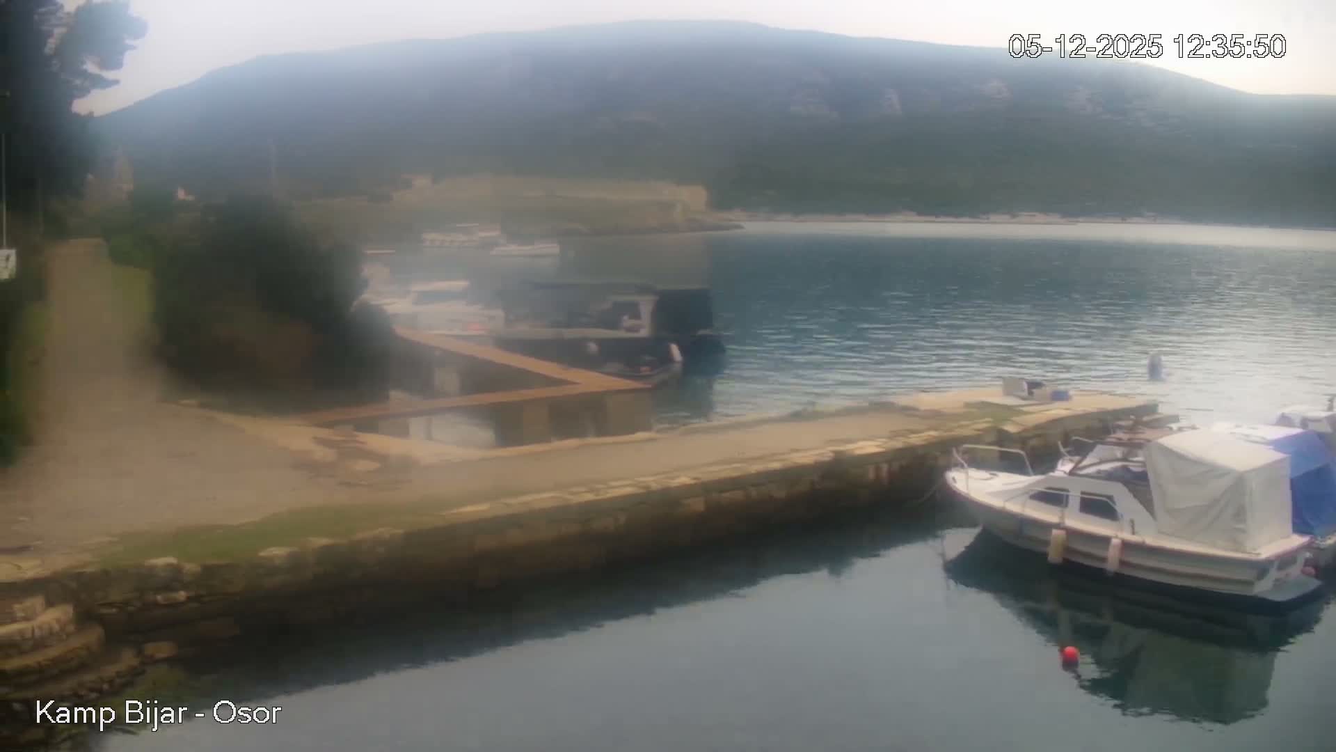Otok Cres Island, Camp Bijar Camping Live Cam - Osor,  Mali Lošinj,  Primorje-Gorski Kotar, Croatia