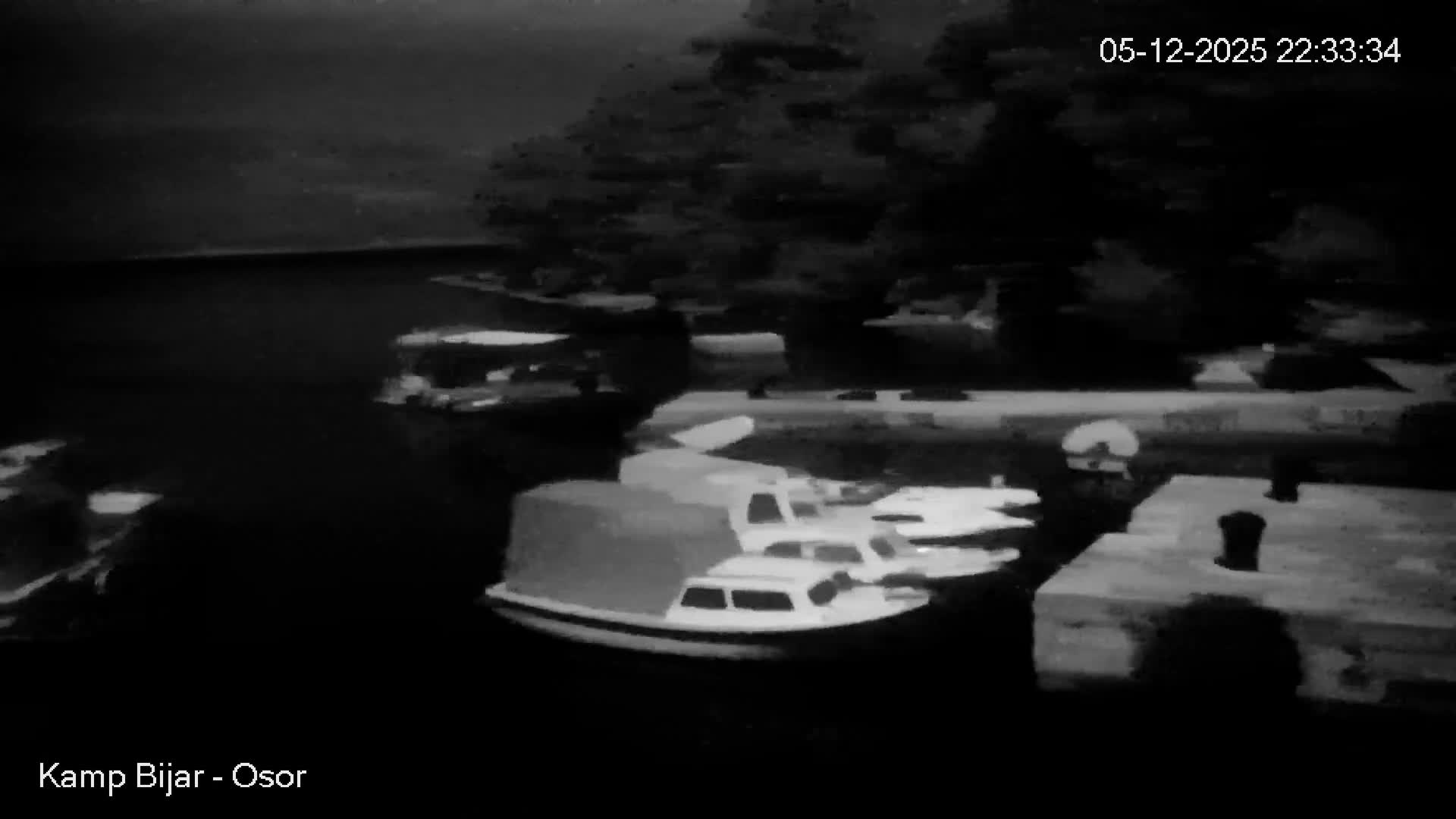 Otok Cres Island, Camp Bijar Camping Live Cam - Osor,  Mali Lošinj,  Primorje-Gorski Kotar, Croatia