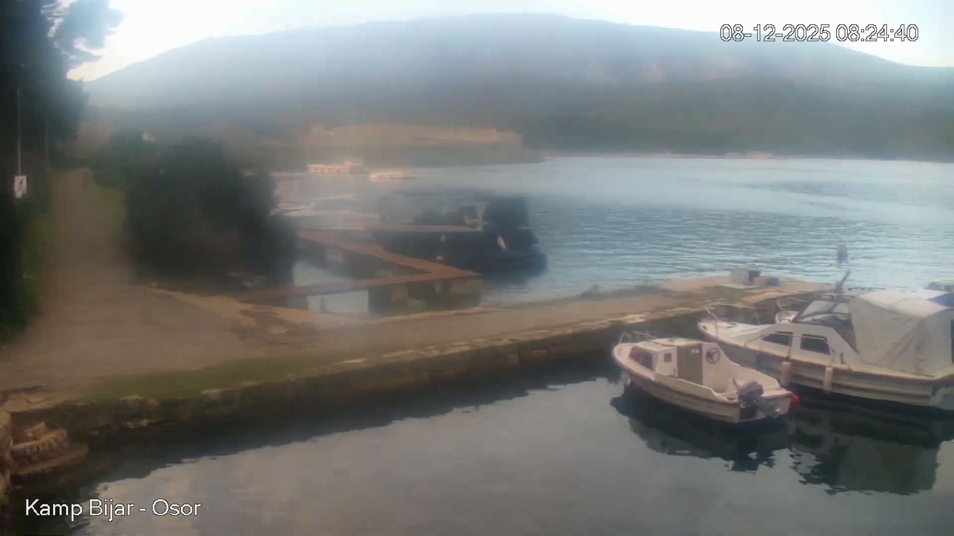 Otok Cres Island, Camp Bijar Camping Live Cam - Osor,  Mali Lošinj,  Primorje-Gorski Kotar, Croatia