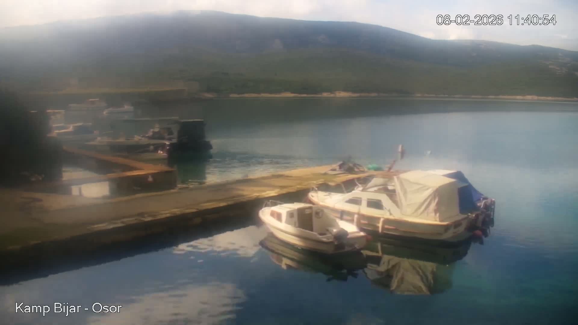 Otok Cres Island, Camp Bijar Camping Live Cam - Osor,  Mali Lošinj,  Primorje-Gorski Kotar, Croatia